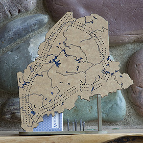 Maine Cribbage Board