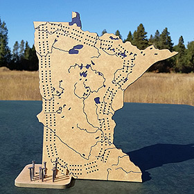 Minnesota Cribbage Board