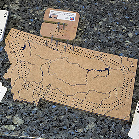 Montana Cribbage Board