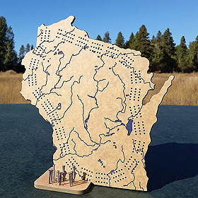 Wisconsin Cribbage Board